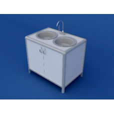 Стол под мойку АСМ-0.3-ВТМ  935х620х850