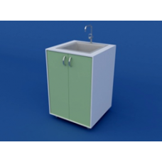 Стол-мойка лабораторная химическая ЛСМХ-0.01-ВТМ  600х600х900