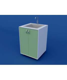 Стол-мойка лабораторная химическая ЛСМХ-0.01-ВТМ  600х600х900