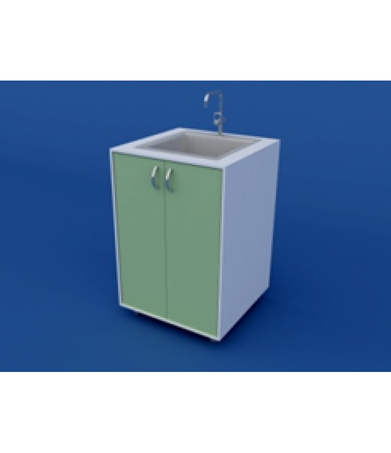 Стол-мойка лабораторная химическая ЛСМХ-0.01-ВТМ  600х600х900