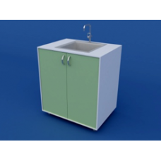 Стол-мойка лабораторная химическая ЛСМХ-0.02-ВТМ  800х600х900
