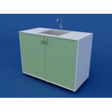 Стол-мойка лабораторная химическая ЛСМХ-0.03-ВТМ  1200х600х900