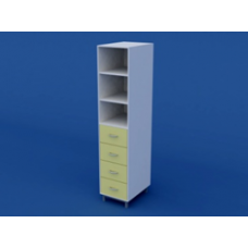 Шкаф лабораторный для химпосуды ЛШП-0.05-ВТМ  400х550х1800
