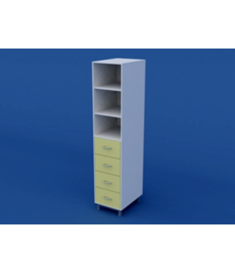 Шкаф лабораторный для химпосуды ЛШП-0.05-ВТМ  400х550х1800