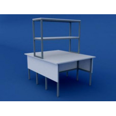 Стол лабораторный физический островной низкий ЛСФО-0.01-ВТМ  1200х1500х750/1350